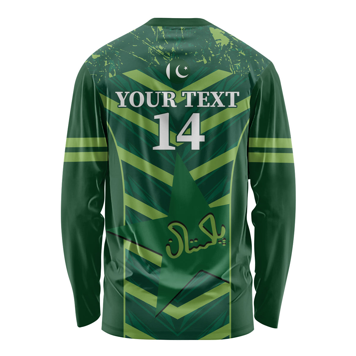 Custom Pakistan Cricket Long Sleeve Shirt 2024 World Cup Go Shaheens - Wonder Print Shop