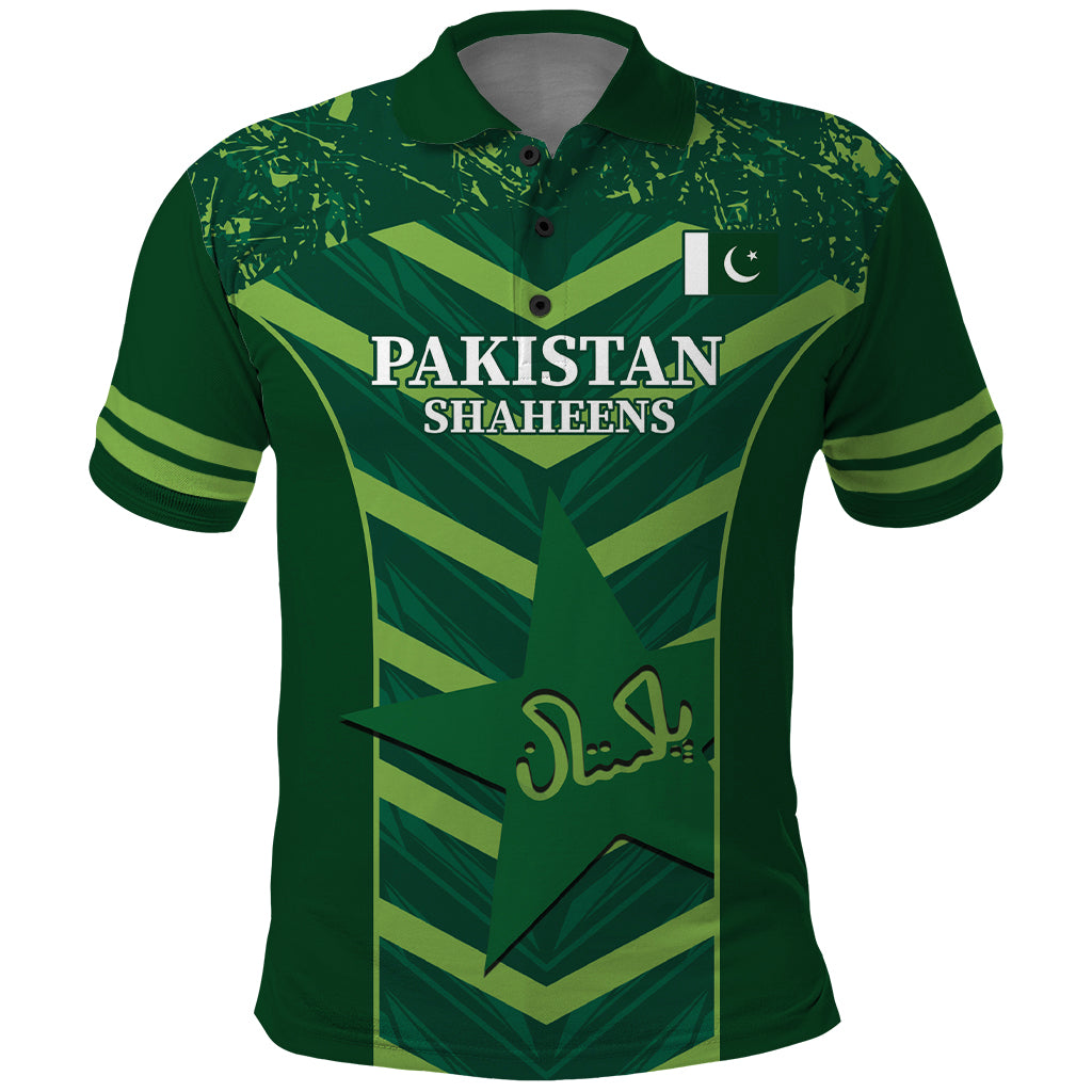 Custom Pakistan Cricket Polo Shirt 2024 World Cup Go Shaheens - Wonder Print Shop