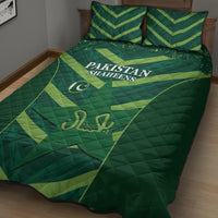 Pakistan Cricket Quilt Bed Set 2024 World Cup Go Shaheens - Wonder Print Shop