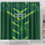 Custom Pakistan Cricket Shower Curtain 2024 World Cup Go Shaheens