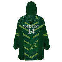 Custom Pakistan Cricket Wearable Blanket Hoodie 2024 World Cup Go Shaheens - Wonder Print Shop