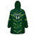 Custom Pakistan Cricket Wearable Blanket Hoodie 2024 World Cup Go Shaheens - Wonder Print Shop