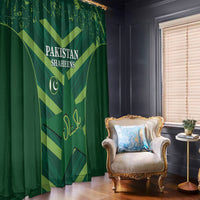Pakistan Cricket Window Curtain 2024 World Cup Go Shaheens - Wonder Print Shop