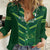 Custom Pakistan Cricket Women Casual Shirt 2024 World Cup Go Shaheens - Wonder Print Shop