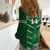 Custom Pakistan Cricket Women Casual Shirt 2024 World Cup Go Shaheens - Wonder Print Shop