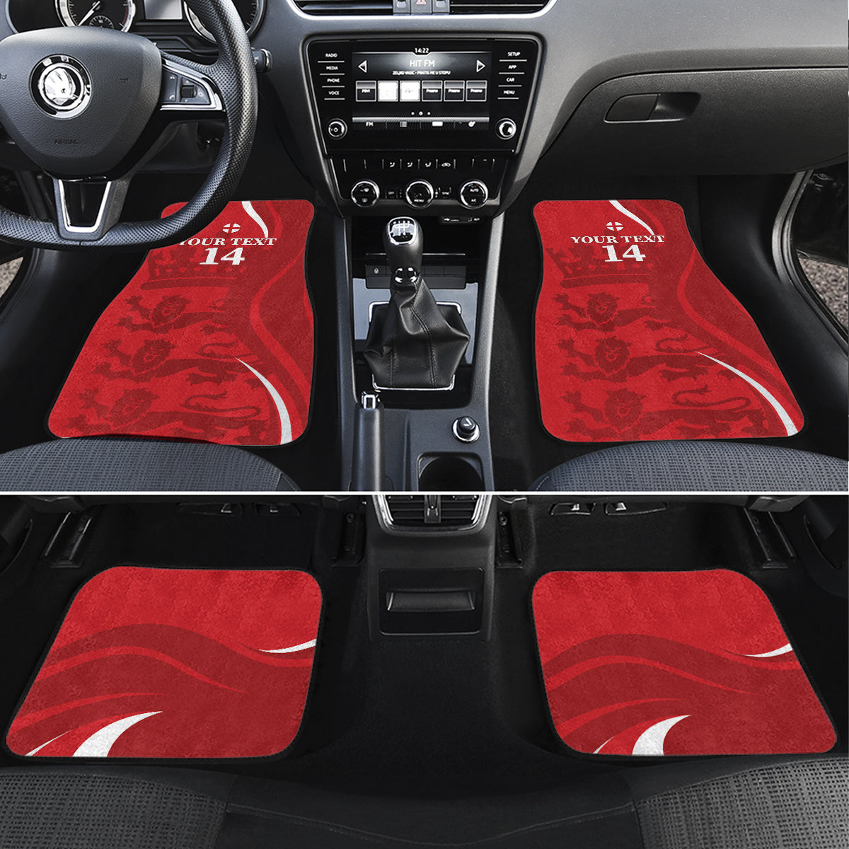 England Cricket Car Mats 2024 World Cup Go Champions - Wonder Print Shop