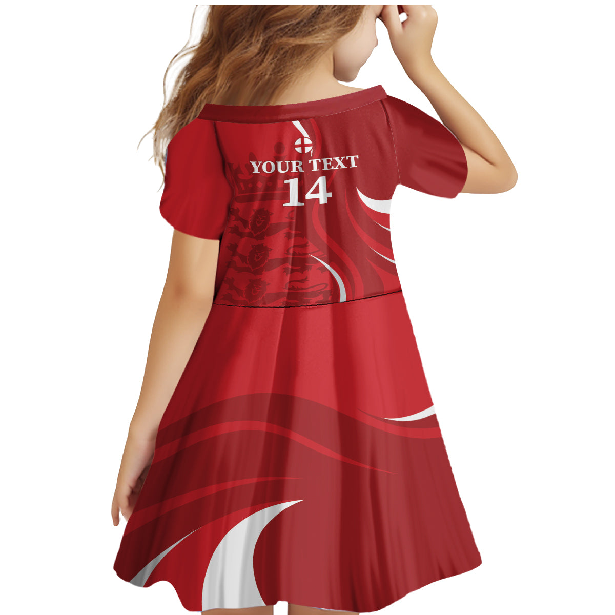 Custom England Cricket Family Matching Mermaid Dress and Hawaiian Shirt 2024 World Cup Go Champions - Wonder Print Shop