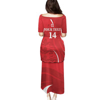 Custom England Cricket Family Matching Puletasi and Hawaiian Shirt 2024 World Cup Go Champions - Wonder Print Shop