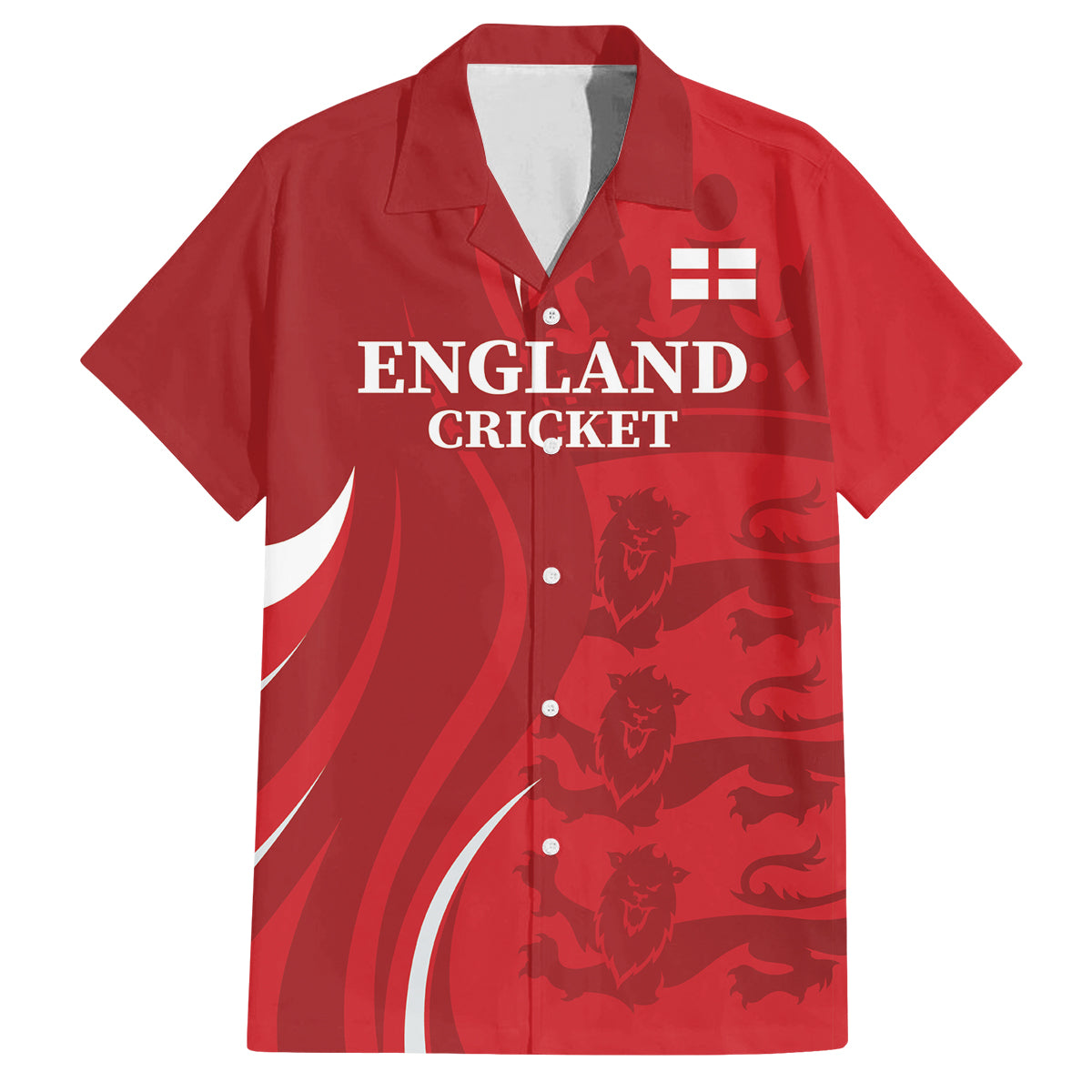 Custom England Cricket Family Matching Tank Maxi Dress and Hawaiian Shirt 2024 World Cup Go Champions - Wonder Print Shop