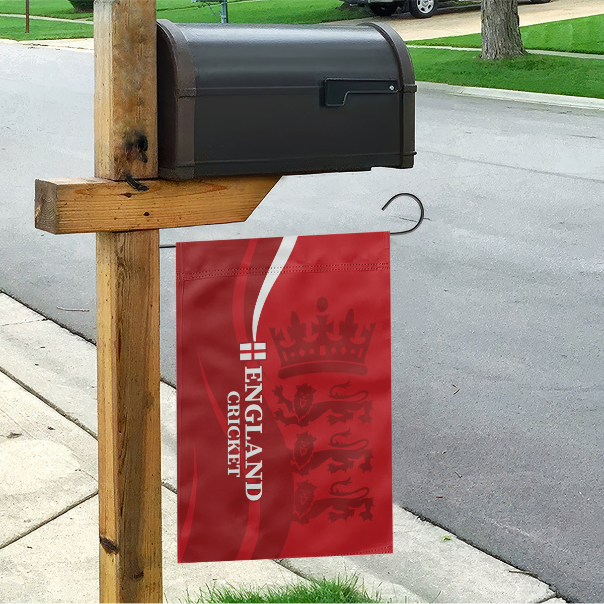 Custom England Cricket Garden Flag 2024 World Cup Go Champions - Wonder Print Shop