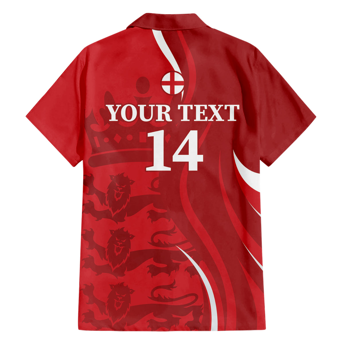 Custom England Cricket Hawaiian Shirt 2024 World Cup Go Champions - Wonder Print Shop