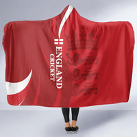 Custom England Cricket Hooded Blanket 2024 World Cup Go Champions