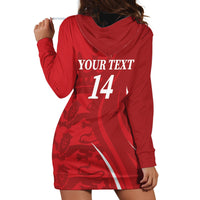 Custom England Cricket Hoodie Dress 2024 World Cup Go Champions - Wonder Print Shop