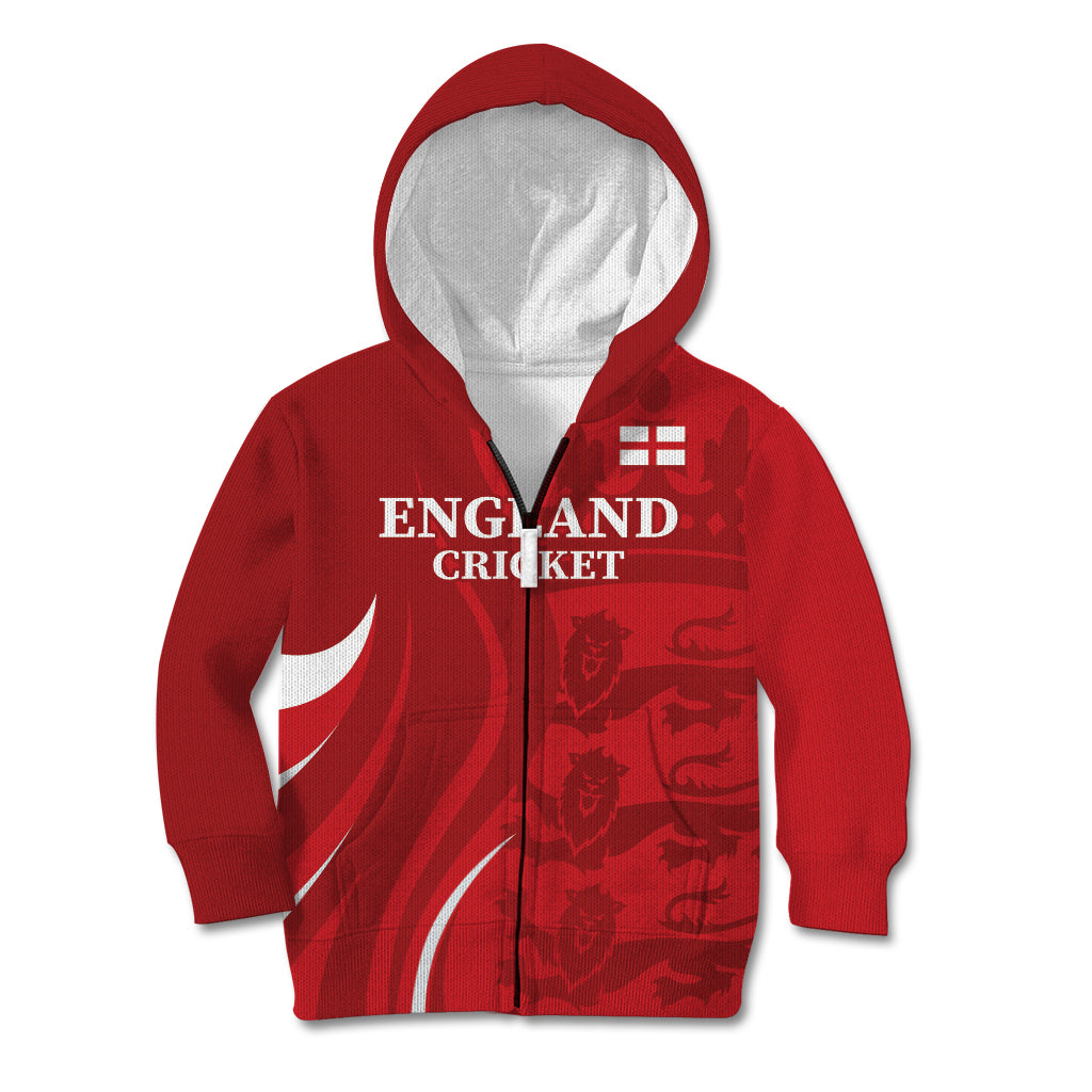 Custom England Cricket Kid Hoodie 2024 World Cup Go Champions - Wonder Print Shop
