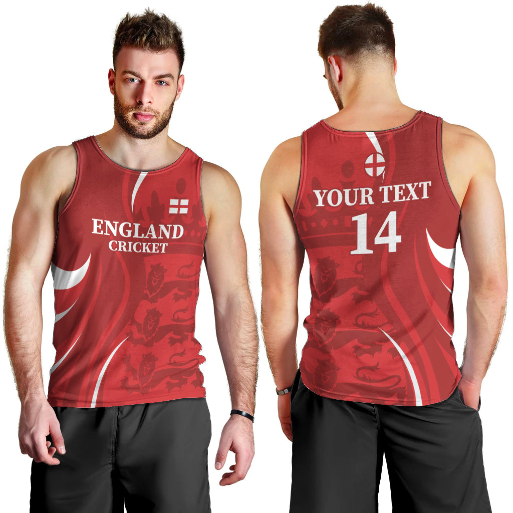 Custom England Cricket Men Tank Top 2024 World Cup Go Champions - Wonder Print Shop