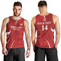 Custom England Cricket Men Tank Top 2024 World Cup Go Champions - Wonder Print Shop