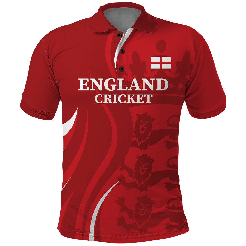 Custom England Cricket Polo Shirt 2024 World Cup Go Champions