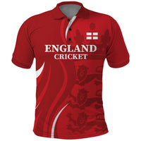 Custom England Cricket Polo Shirt 2024 World Cup Go Champions - Wonder Print Shop