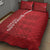 Custom England Cricket Quilt Bed Set 2024 World Cup Go Champions