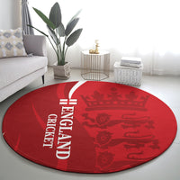 Custom England Cricket Round Carpet 2024 World Cup Go Champions