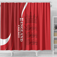 Custom England Cricket Shower Curtain 2024 World Cup Go Champions