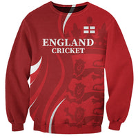 Custom England Cricket Sweatshirt 2024 World Cup Go Champions - Wonder Print Shop