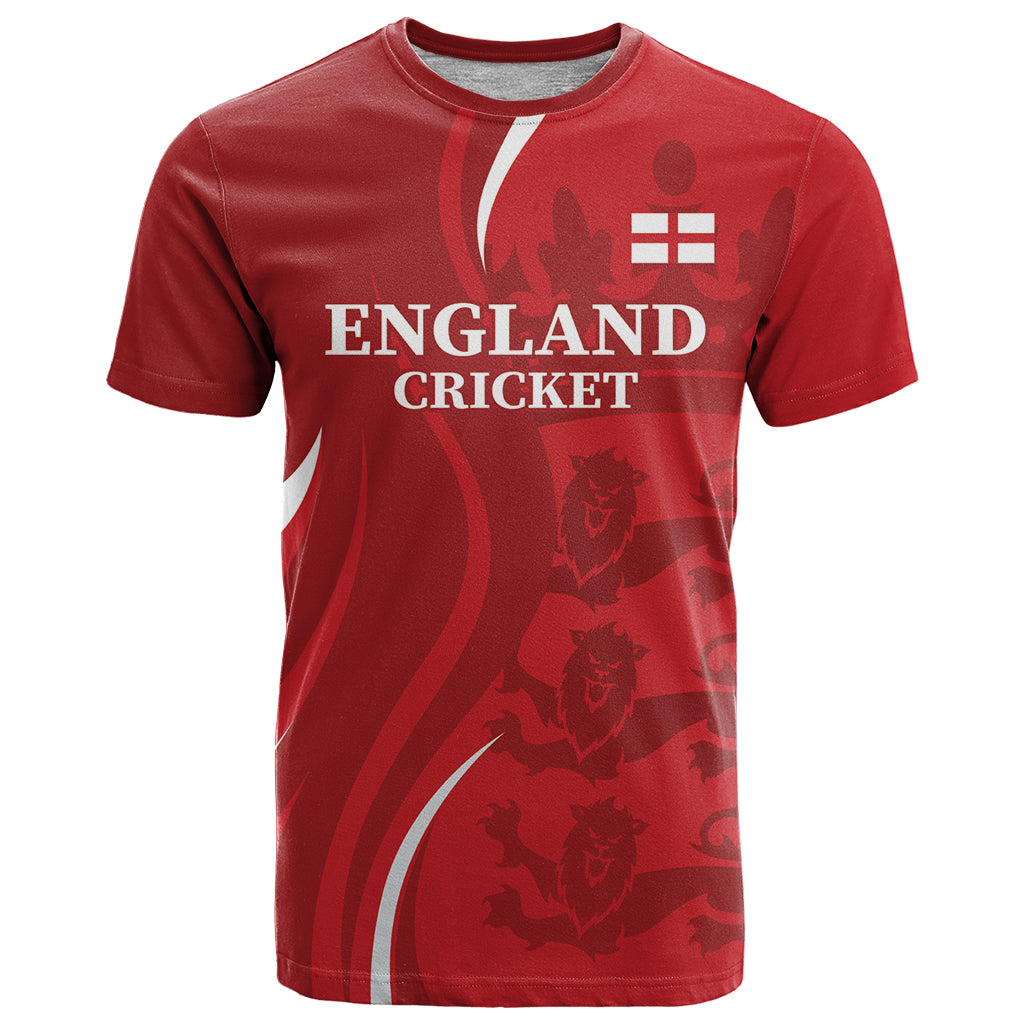 Custom England Cricket T Shirt 2024 World Cup Go Champions - Wonder Print Shop