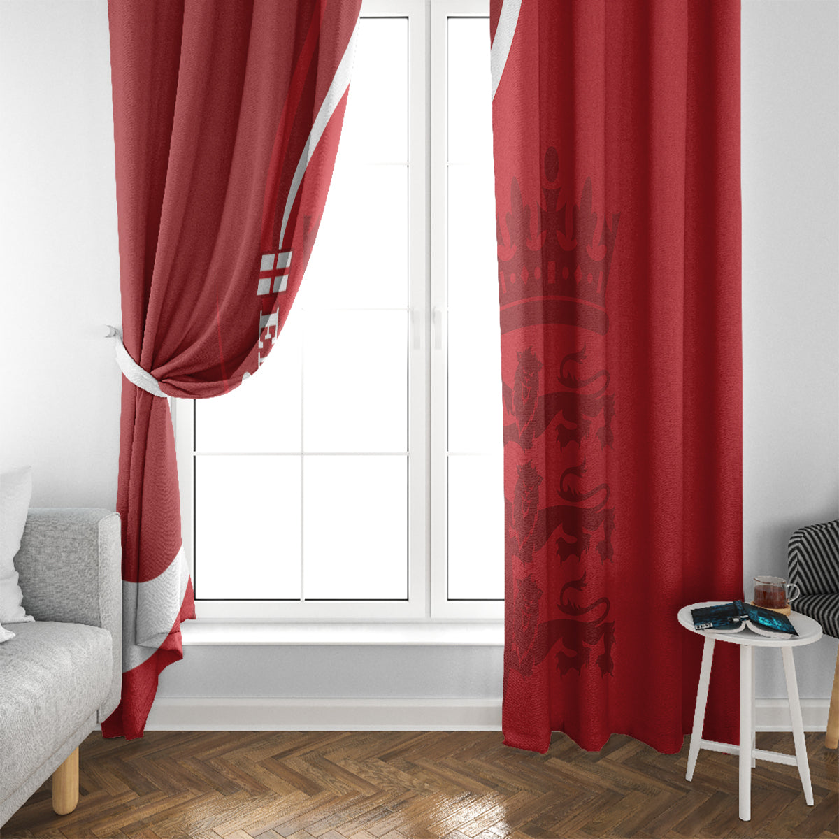 England Cricket Window Curtain 2024 World Cup Go Champions - Wonder Print Shop