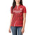 Custom England Cricket Women Polo Shirt 2024 World Cup Go Champions - Wonder Print Shop
