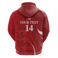 Custom England Cricket Zip Hoodie 2024 World Cup Go Champions - Wonder Print Shop