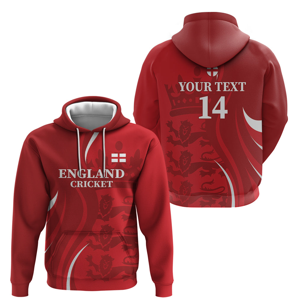Custom England Cricket Zip Hoodie 2024 World Cup Go Champions - Wonder Print Shop