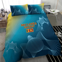 Custom Sri Lanka Cricket Bedding Set 2024 World Cup Go The Lions - Wonder Print Shop
