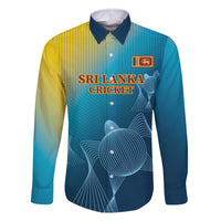 Custom Sri Lanka Cricket Family Matching Off The Shoulder Long Sleeve Dress and Hawaiian Shirt 2024 World Cup Go The Lions - Wonder Print Shop
