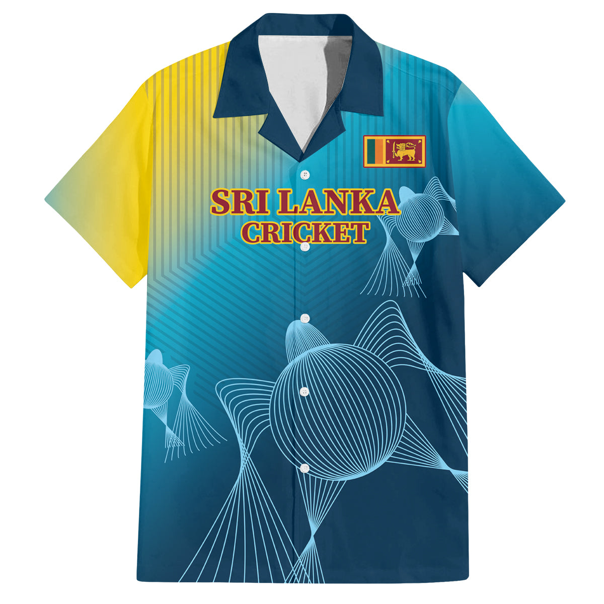 Custom Sri Lanka Cricket Family Matching Puletasi and Hawaiian Shirt 2024 World Cup Go The Lions - Wonder Print Shop