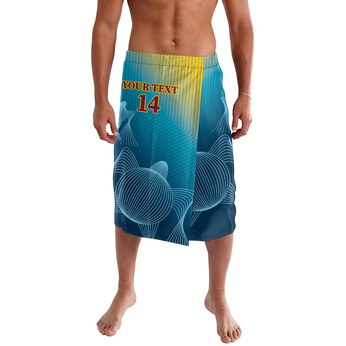 Custom Sri Lanka Cricket Lavalava 2024 World Cup Go The Lions - Wonder Print Shop