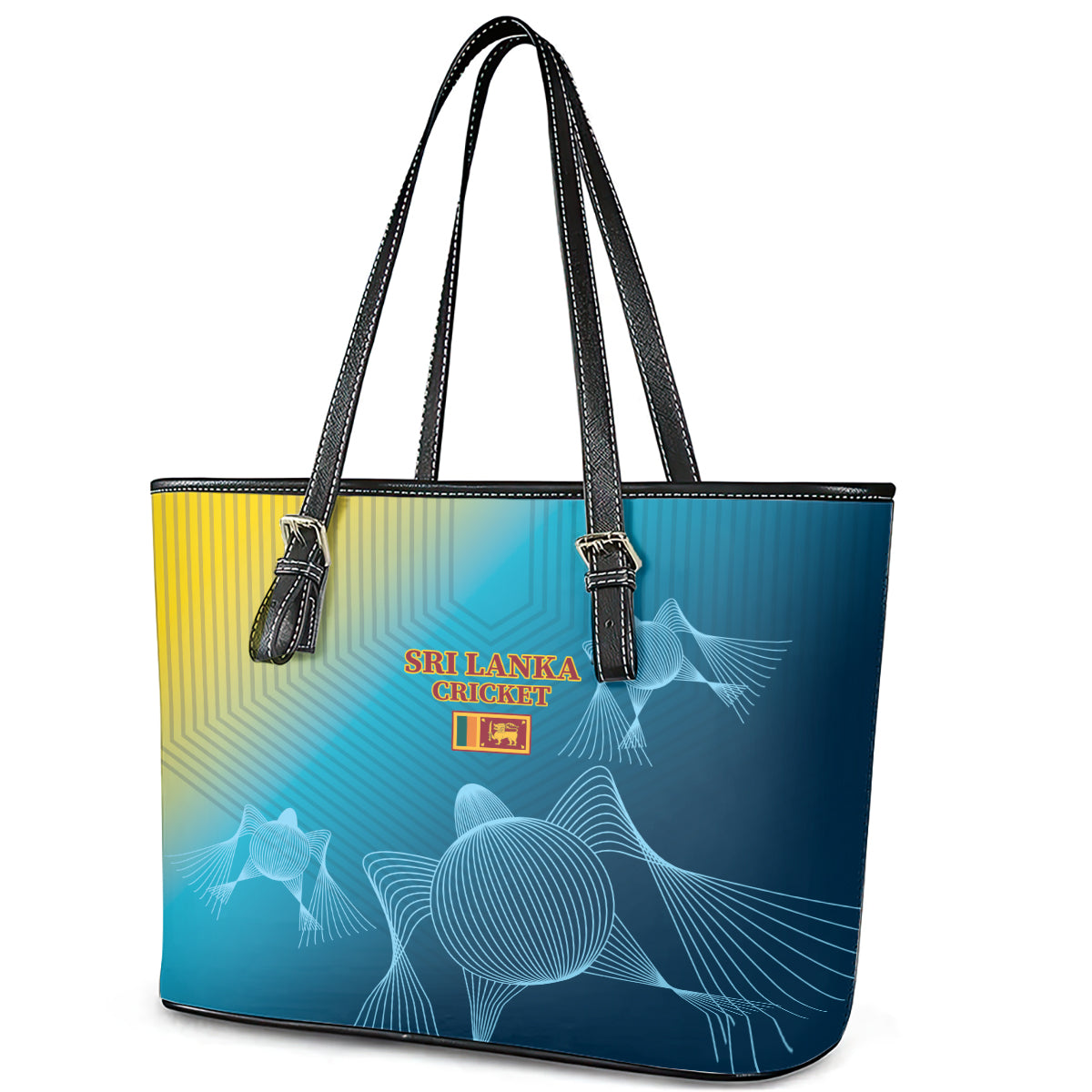 Sri Lanka Cricket Leather Tote Bag 2024 World Cup Go The Lions - Wonder Print Shop