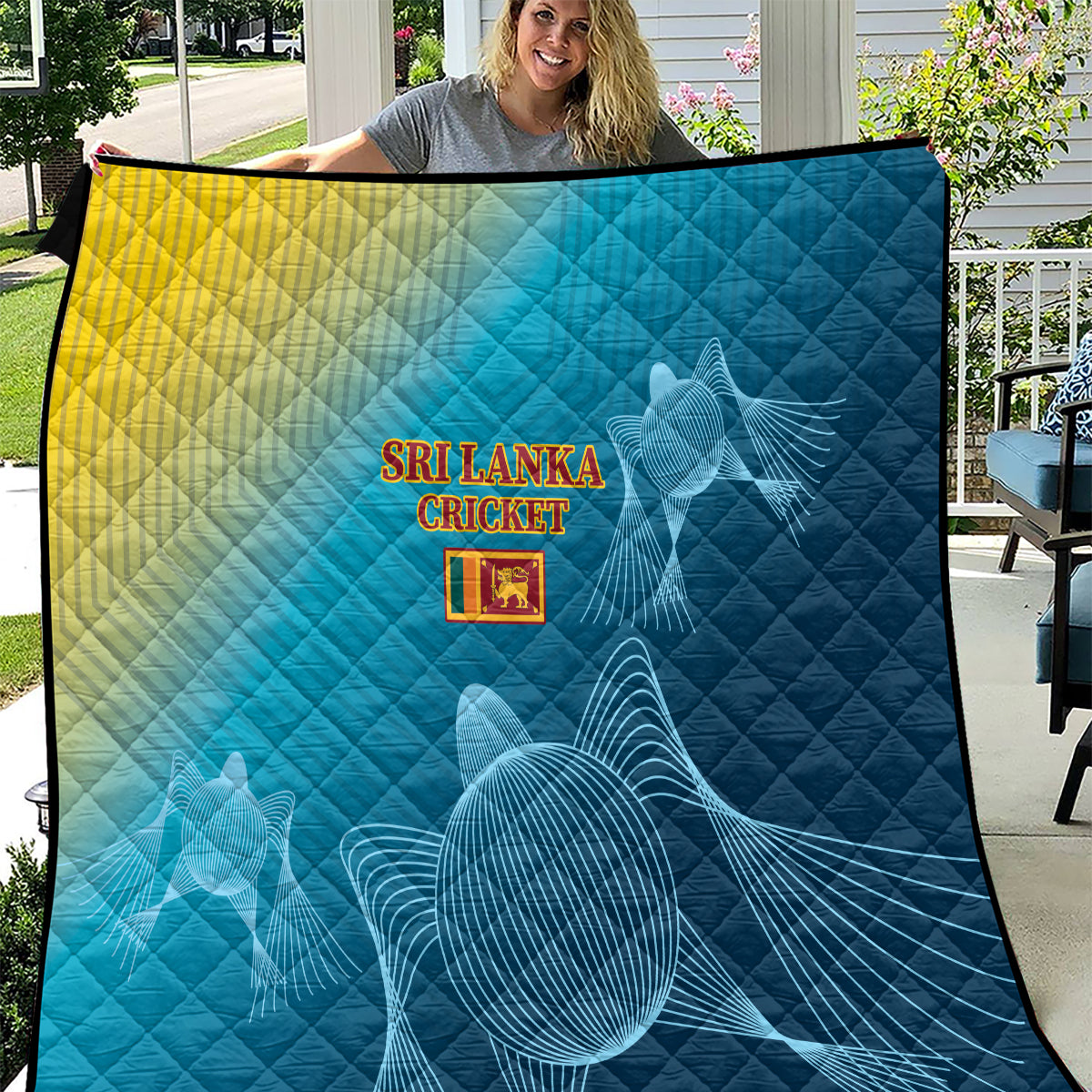 Sri Lanka Cricket Quilt 2024 World Cup Go The Lions - Wonder Print Shop