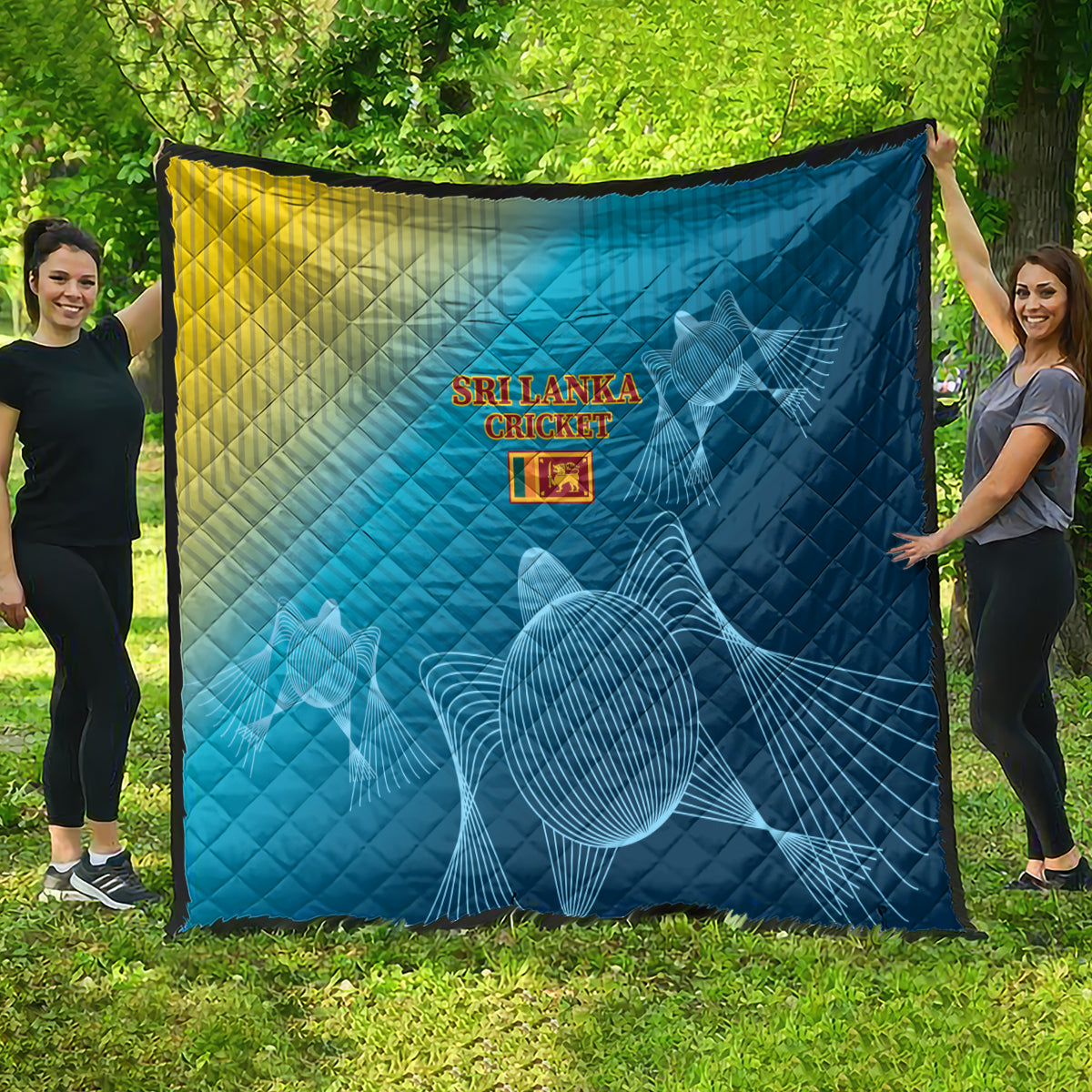 Sri Lanka Cricket Quilt 2024 World Cup Go The Lions - Wonder Print Shop