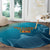Custom Sri Lanka Cricket Round Carpet 2024 World Cup Go The Lions