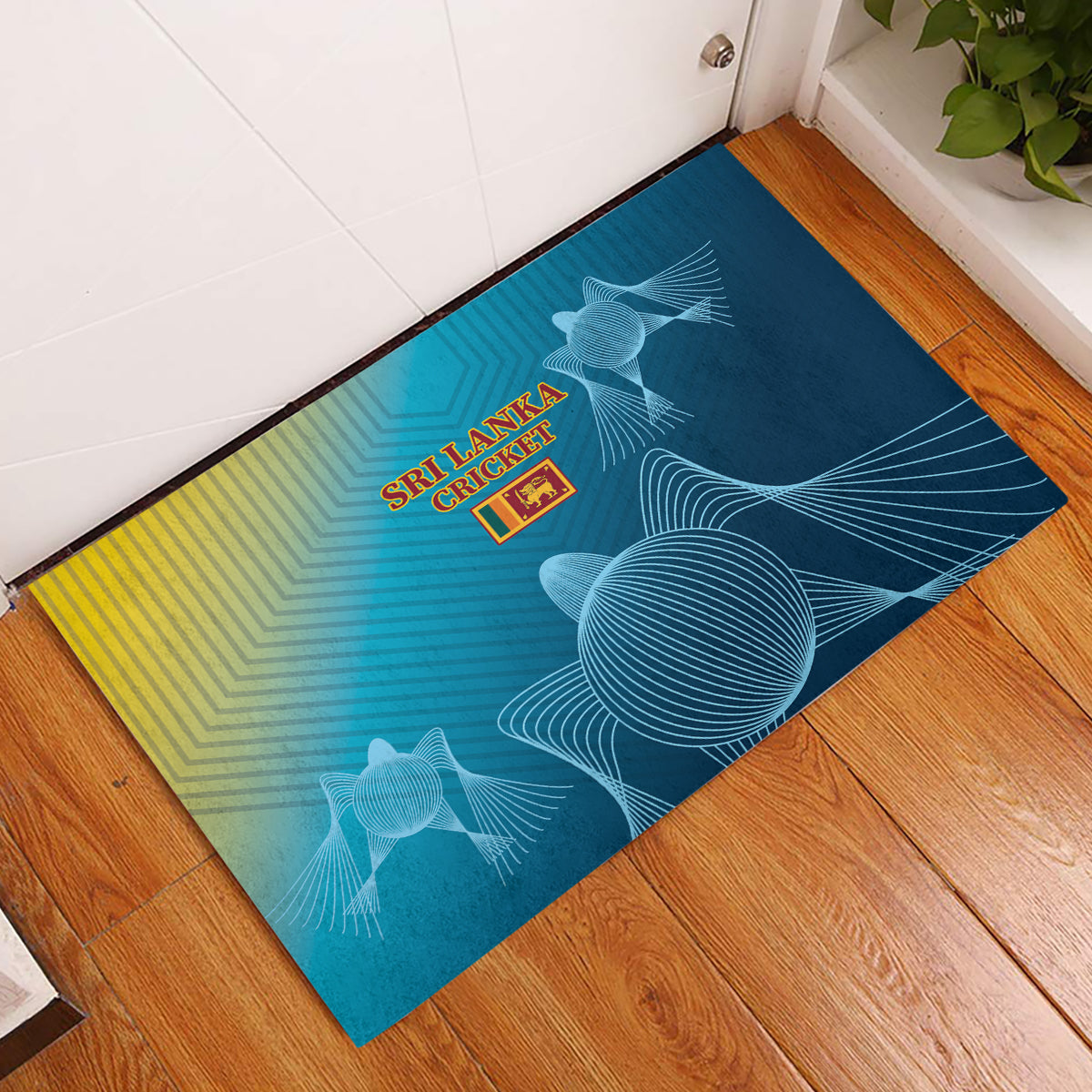 Sri Lanka Cricket Rubber Doormat 2024 World Cup Go The Lions - Wonder Print Shop