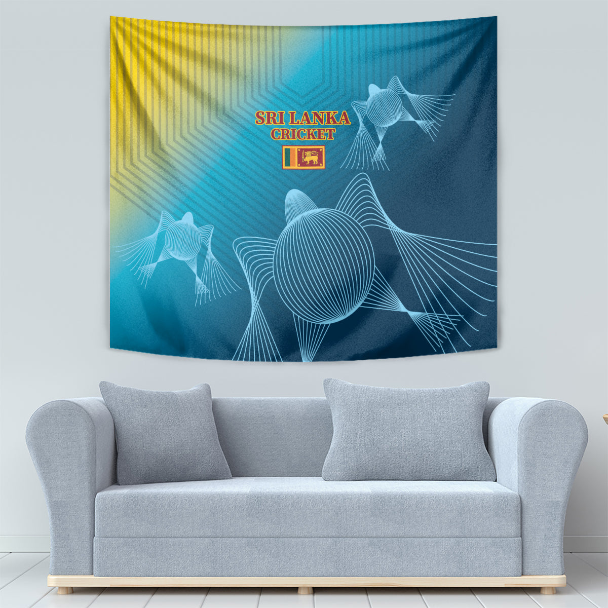 Sri Lanka Cricket Tapestry 2024 World Cup Go The Lions - Wonder Print Shop