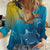 Custom Sri Lanka Cricket Women Casual Shirt 2024 World Cup Go The Lions - Wonder Print Shop