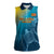 Custom Sri Lanka Cricket Women Sleeveless Polo Shirt 2024 World Cup Go The Lions