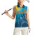 Custom Sri Lanka Cricket Women Sleeveless Polo Shirt 2024 World Cup Go The Lions