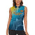 Custom Sri Lanka Cricket Women Sleeveless Polo Shirt 2024 World Cup Go The Lions