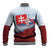 Slovakia Independence Day Baseball Jacket Slovak Map With Rosa Slavic Pattern