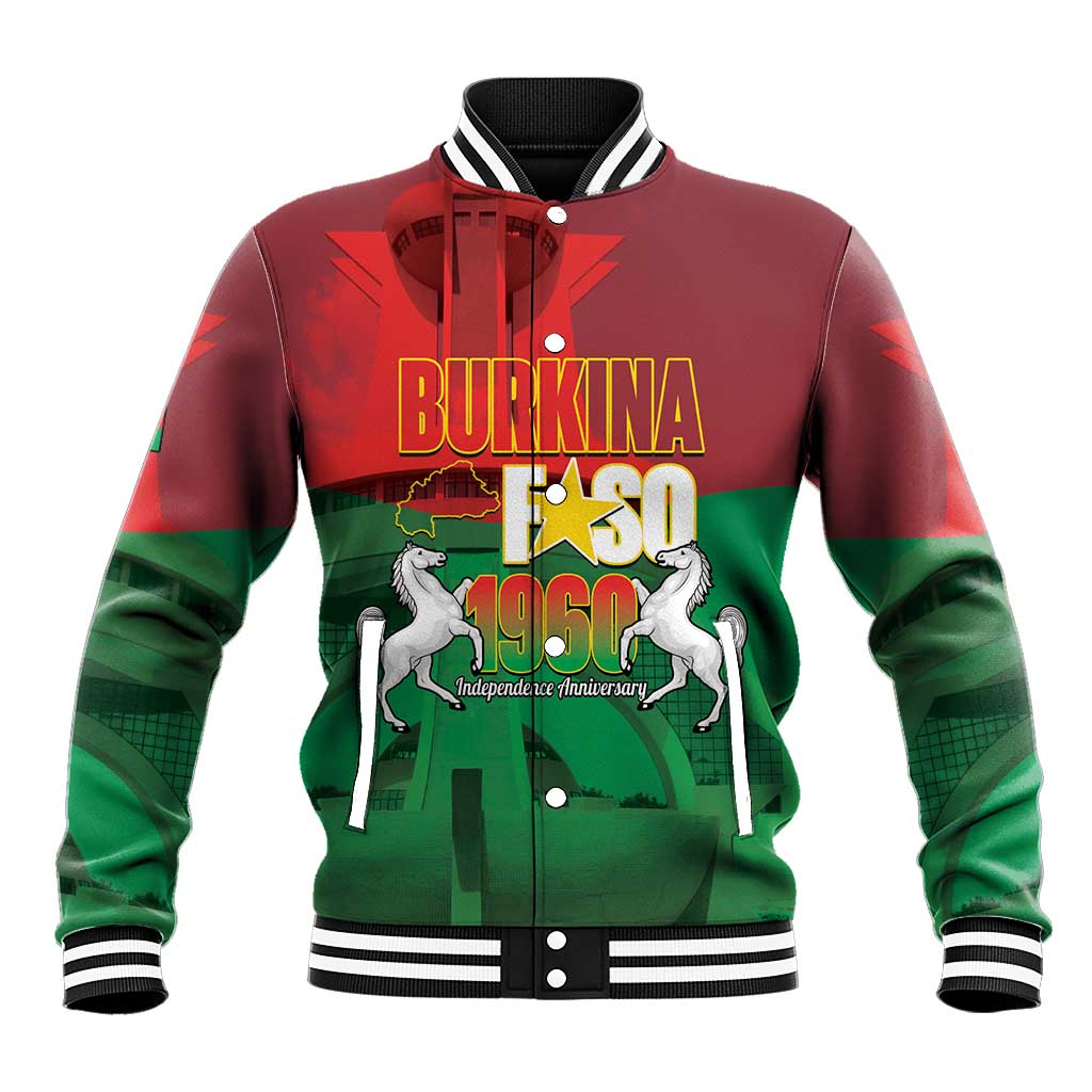 Burkina Faso Independence Day Baseball Jacket National Heroes Monument Proud