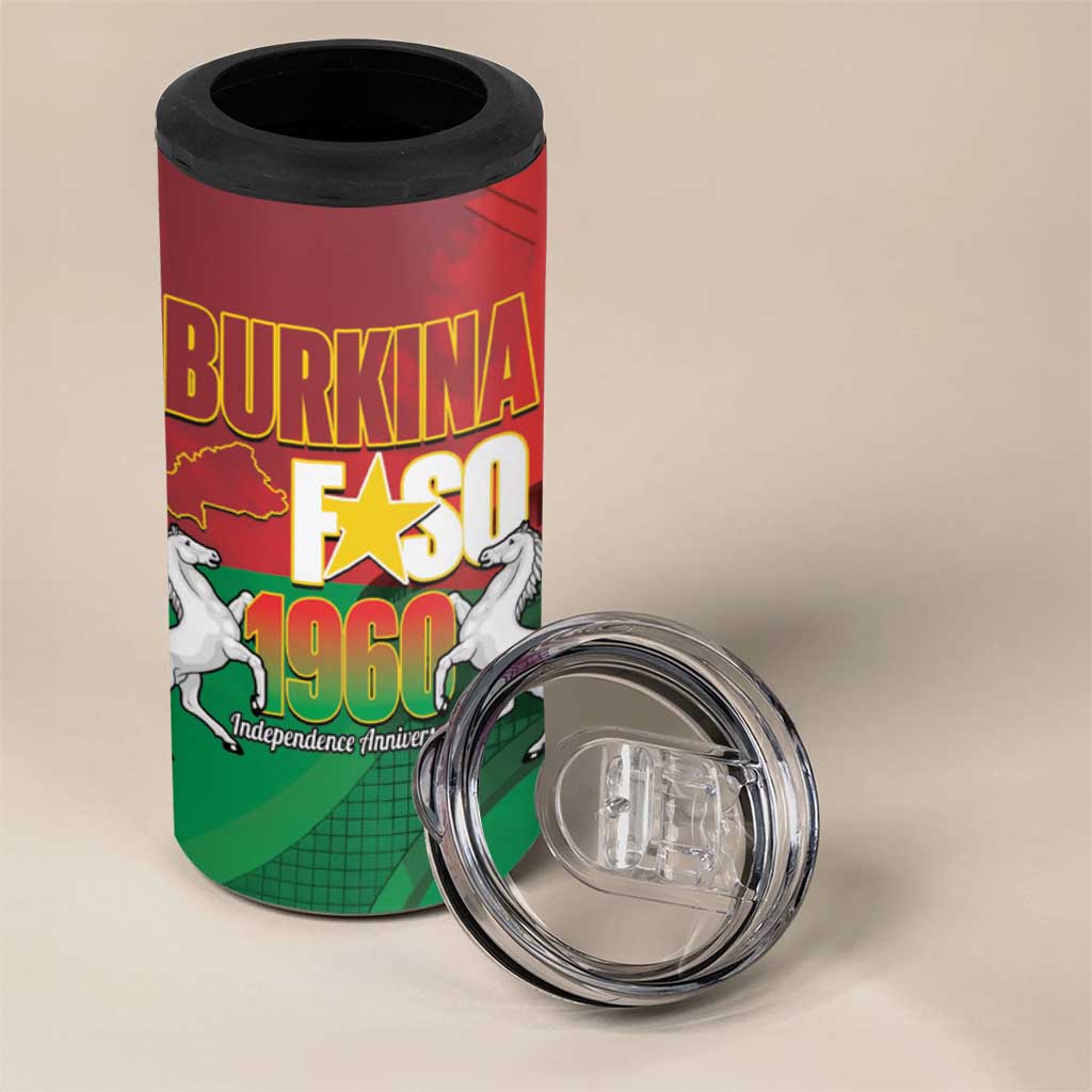 Burkina Faso Independence Day 4 in 1 Can Cooler Tumbler National Heroes Monument Proud