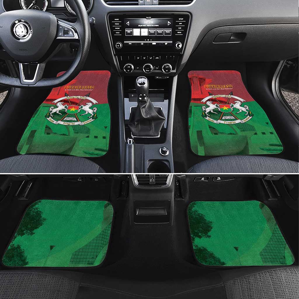 Burkina Faso Independence Day Car Mats National Heroes Monument Proud