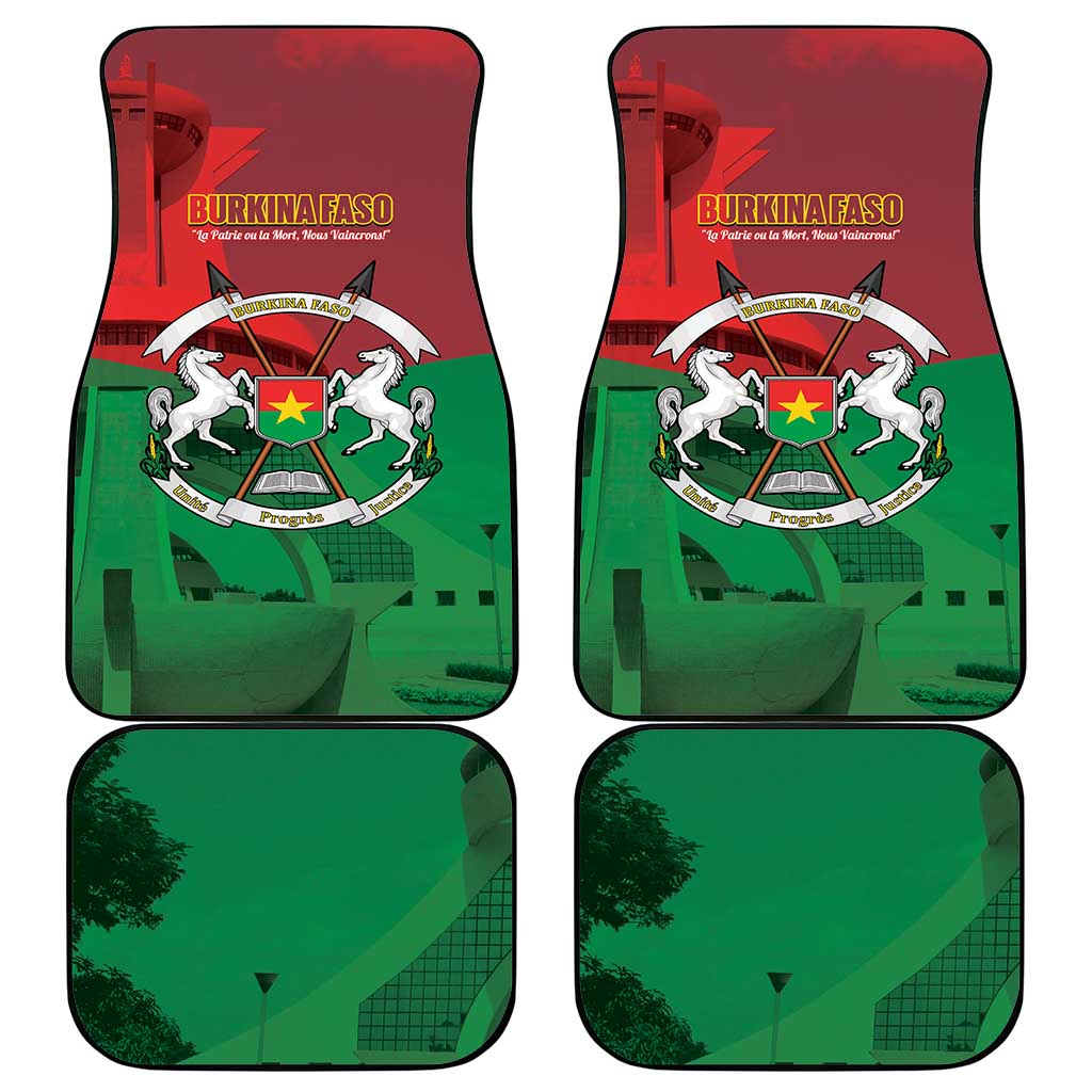 Burkina Faso Independence Day Car Mats National Heroes Monument Proud